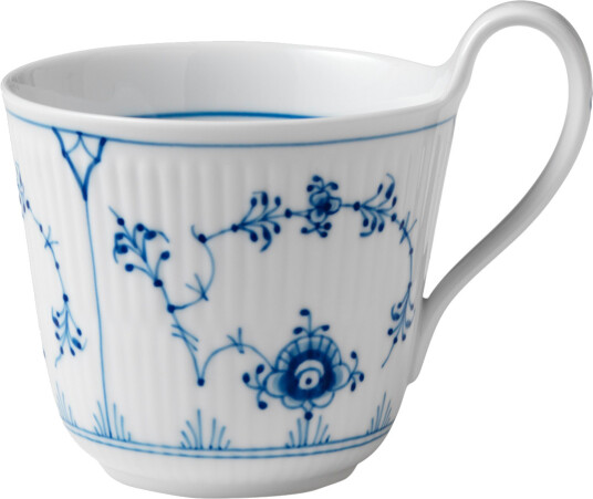 Royal Copenhagen Musselmalt Riflet høyhankskopp 33 cl Royal Copenhagen Musselmalt Riflet høyhankskopp 33 cl