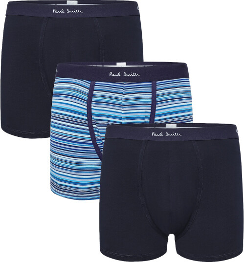 PS Paul Smith Men Trunk 3 Pack Sign Mix   Navy   XL