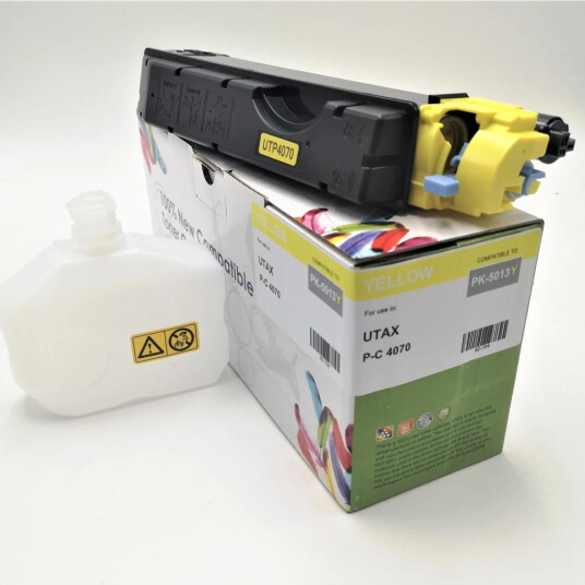 TB Toner Gul (12.000 sider) erstatter Utax 1T02NTAUT0/PK-5013Y TB Premium toner