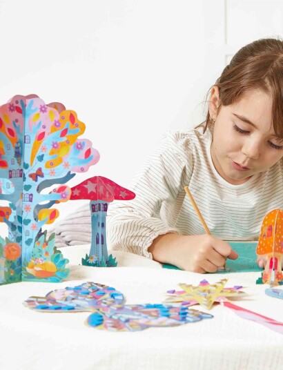 Janod Magic Fairies Multi Activities 11 Creations Pink