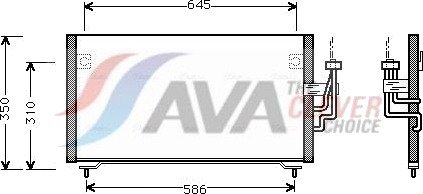 Kondensator, klimaanlegg AVA COOLING SYSTEMS MT5106