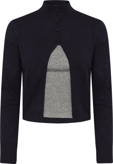 Laagam Halsey Navy Cardigan   NAVY BLUE   XS/34