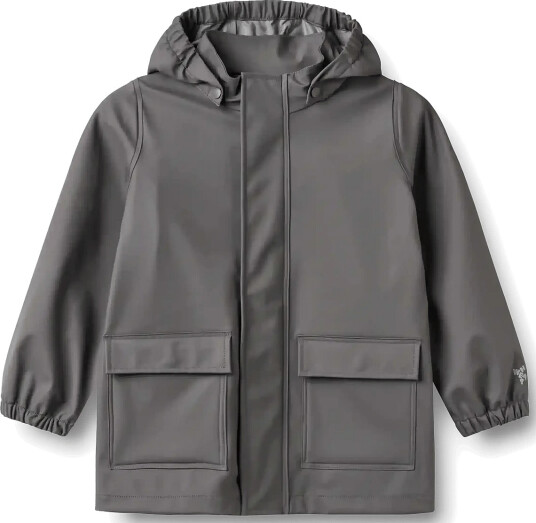Wheat Rainwear Ollo Jacket Grey 116