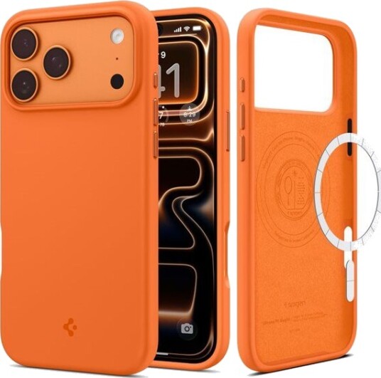 Spigen Silicone Fit MagSafe Cosmic Orange Etui for iPhone 17 Pro Spigen Silicone Fit MagSafe Cosmic Orange Etui for iPhone 17 Pro