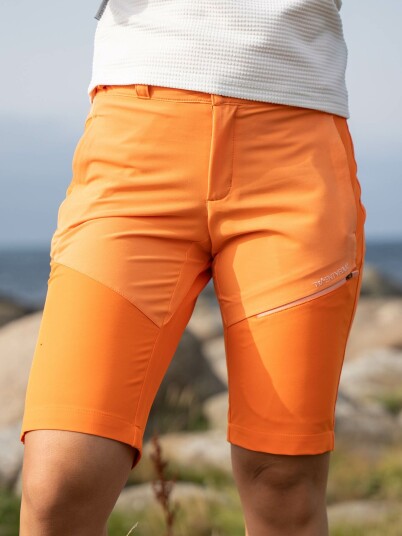 Twentyfour Flåm 2.0 Light Softshell Lang Shorts Oransje 34