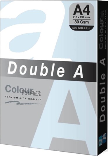 Double A Farget Papir A4 80 g 500 ark Ocean