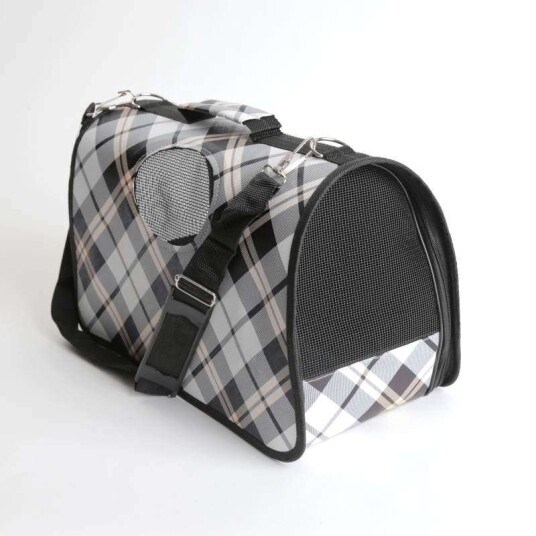 Hundeveske Skulderveske Hund Og Katt – Rute/Argyle 43Cm Hundeveske Skulderveske Hund Og Katt – Rute/Argyle 43Cm