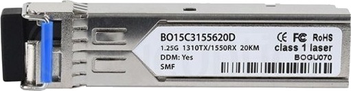 Blueoptics Ex-Sfp-Ge10kt13r15-Bo Fiber Optisk 1250 Mbit/S Sfp Lc 20000 M 1310 Nm
