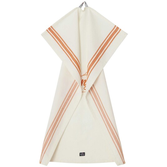 Lexington Organic Cotton kjøkkenhåndkle 50x70 cm White-orange