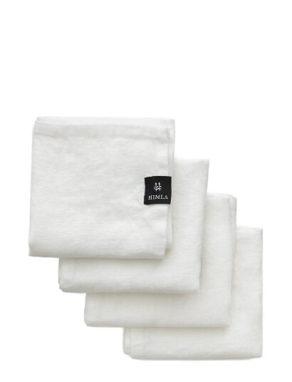 Himla Sunshine Napkin 4-Pack - White - 45X45CM