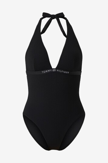 Tommy Hilfiger - Badedrakt Halter One Piece RP - Svart