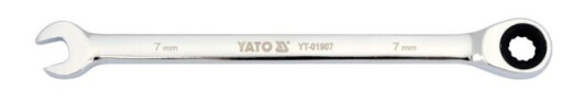 Yato Yt-01907, 7 Mm, Sølv, Kromvanadiumstål, 5°, 18 Mm, 1 Stykker