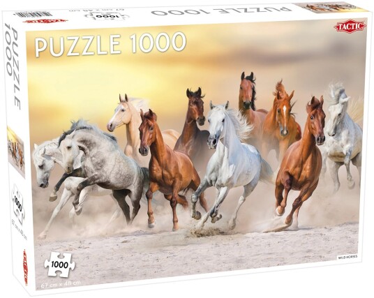 Tactic Puzzle Lovers Wild Horses 1000 Pcs Puzzle Tactic Puzzle Lovers Wild Horses 1000 Pcs Puzzle