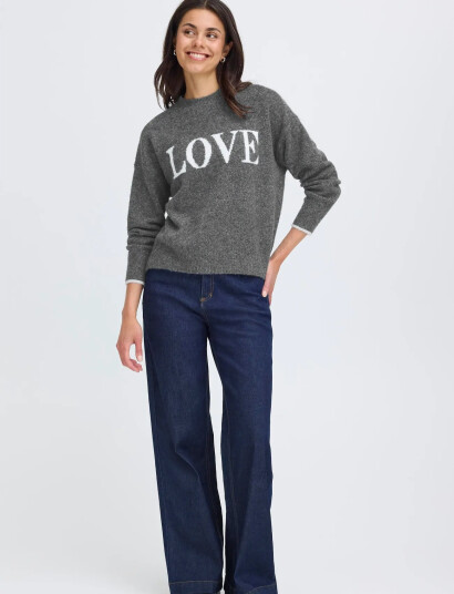 Fransa Frflorence Pu 1 - Grey - L