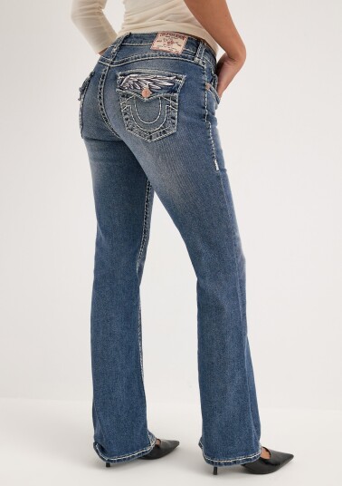 True Religion Wing Becca Mr Bootcut Super T Flap True Religion Wing Becca Mr Bootcut Super T Flap