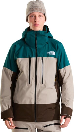 The North Face Men"s Chakal Jacket Pacific Teal/Stone Slab/Dark Chestnut S