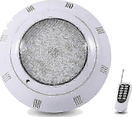 35W RGB LED bassenglys med fjernkontroll   IP68 vanntett flerfarget bassengbelysning kompatibel med