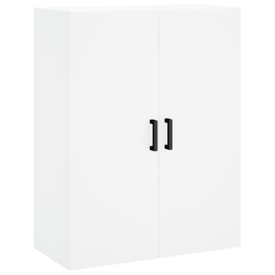 vidaXL Highboard hvit 69,5x34x180 cm konstruert tre 8720845410360