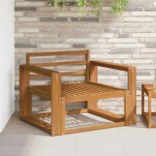 vidaXL Ute Midt Sofa Naturlig
