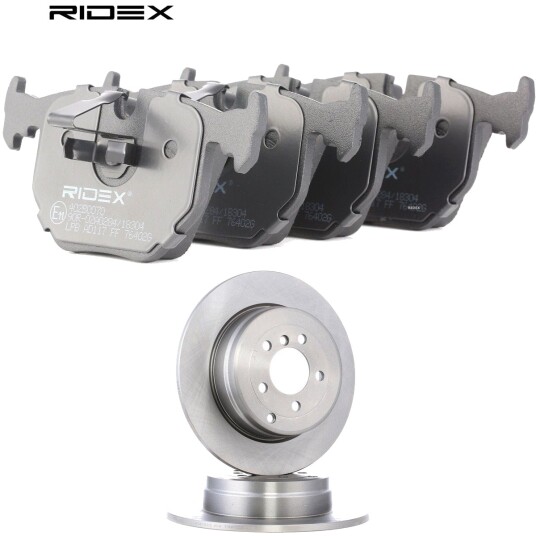 Bremseskiver og -klosser RIDEX 3405B2433