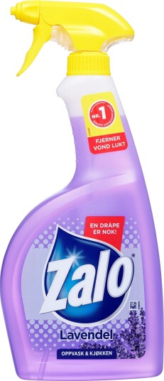 ZALO OPPVASK OG KJØKKENSPRAY LAVENDEL 750ML ZALO OPPVASK OG KJØKKENSPRAY LAVENDEL 750ML