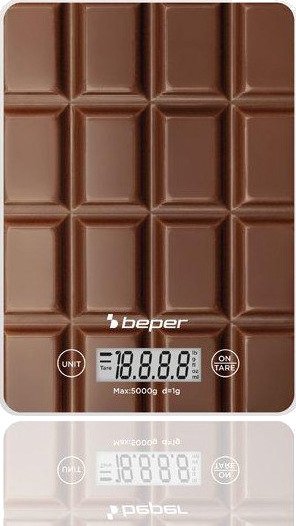Beper P102BIL002 Kjøkkenvekt - Maks 5kg, tarefunksjon, LCD-display, automatisk avstenging