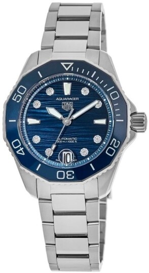 TAG Heuer Dameklokke WBP231B.BA0618 Aquaracer Lady Blå/Stål Ø36 mm