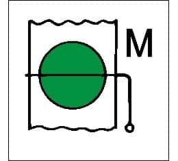 FIRE DAMPER M PVC 15x15cm