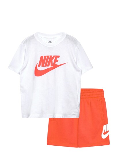 Nike Nkn Club Tee & Short Set Orange 92/98