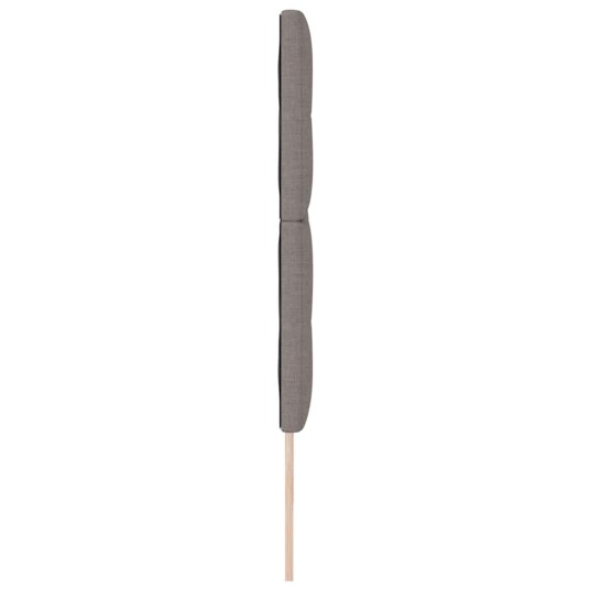 Hodegavl Knapp Tuftet Taupe 200 cm Stoff