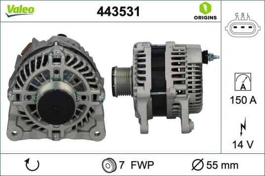 VALEO 443531 Dynamo VALEO 443531 Dynamo
