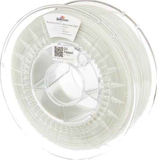 Spectrum Filament Pet-G Glow In The Dark 1.75 Mm Gulgrønn 1 Kg