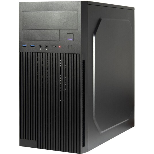 Inter-Tech IT-6521 Mikrotårn Kabinet med 2x USB 3.2 Svart Inter-Tech IT-6521 Mikrotårn Kabinet med 2x USB 3.2 Svart