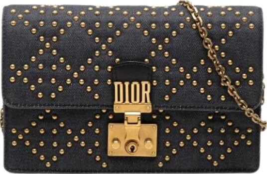 Dior Vintage Dame Pre owned Blå ONE SIZE,