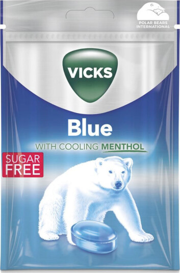 Vicks Halspastiller Blå 72 gr.