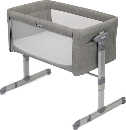 Joie Roomie Glide Bedside Crib Foggy Grey Joie Roomie Glide Bedside Crib Foggy Grey