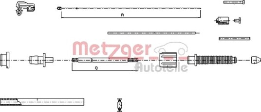 Gasswire METZGER 10.0382