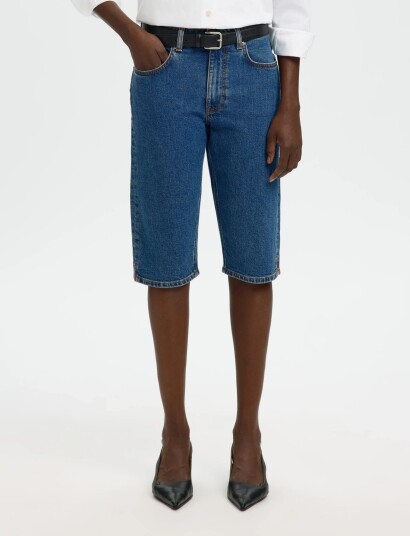 Selected Slfeva Mw Denim Capri   Blue   34