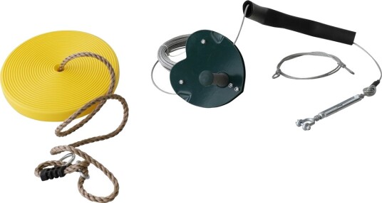 Krifon Zipline 30m med dischuske Krifon Zipline 30m med dischuske
