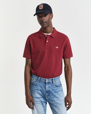 Gant Klassisk piquéskjorte i regular fit PLUMPED RED M Gant Klassisk piquéskjorte i regular fit PLUMPED RED M