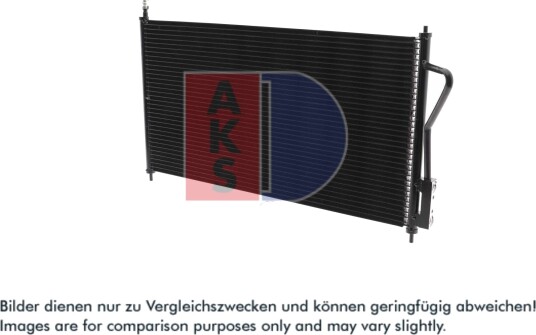 Kondensator, klimaanlegg AKS DASIS 092230N Kondensator, klimaanlegg AKS DASIS 092230N
