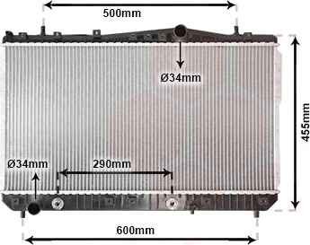 VAN WEZEL 81002053 Radiator motorkjøling