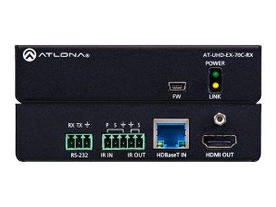 ATLONA AT-UHD-EX-70C-RX - video/lyd/infrarød/seriell-utvider - HDMI ATLONA AT-UHD-EX-70C-RX - video/lyd/infrarød/seriell-utvider - HDMI
