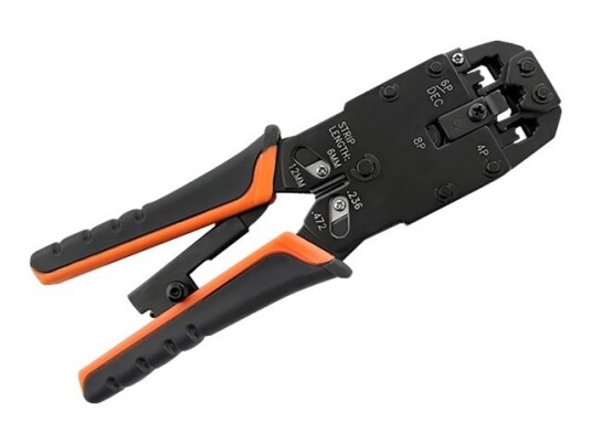 Qoltec Crimping Machine For Modular Joints | 8p/6p/4p Krampeverktøy Qoltec Crimping Machine For Modular Joints | 8p/6p/4p Krampeverktøy