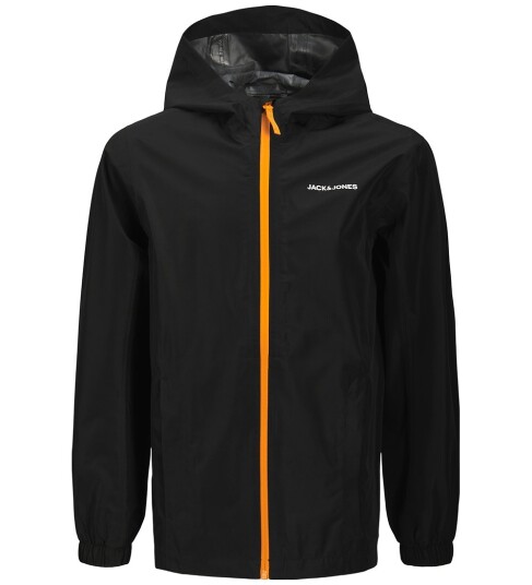 Jack & Jones Jjeflynn Rain Jacket Sn Jnr Black 176