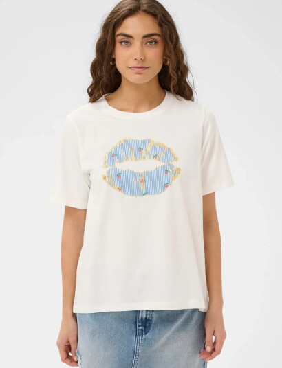 Culture Cucilie Gith Tshirt   White   S