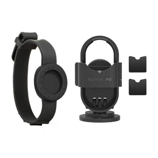 Sunnylife G3S ZJ845 2 i 1 Fleksibel silikonrem og magnetisk holder for Insta360 GO 3S