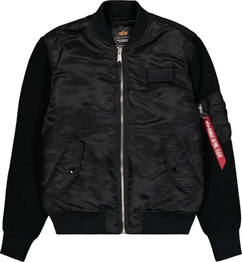 Alpha Industries Ma 1 Knit   Black   S