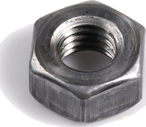 REYHER 009348009025000 Sekskantmutter M6M ubehandlet, DIN 934 M2,5 x 4,5 mm, 100-pakning, Innfesting