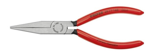 Knipex 30 11 160, Nesetang, 5 Mm, 4,65 Cm, Stål, Plast, Rød Knipex 30 11 160, Nesetang, 5 Mm, 4,65 Cm, Stål, Plast, Rød